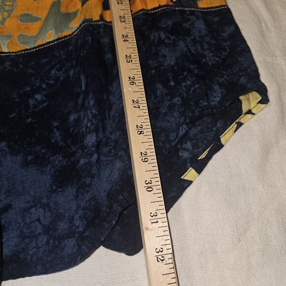 Vintage We Be Bop Shirt Womens 1X Tye Dye Floral Retro Button Blouse Boho 90s - Picture 9 of 11